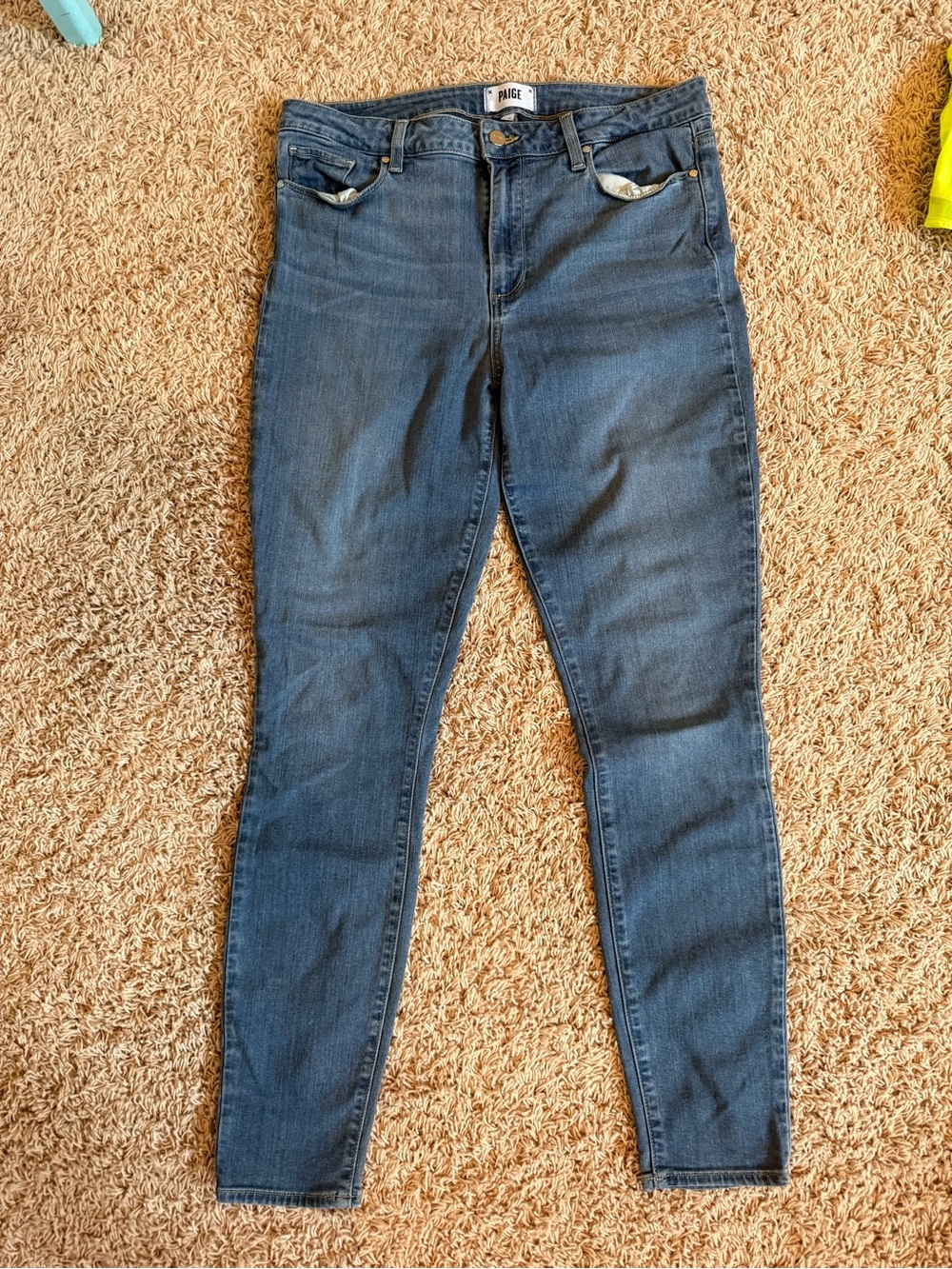 PAIGE Slim Stretch Indigo Skinny Jeans